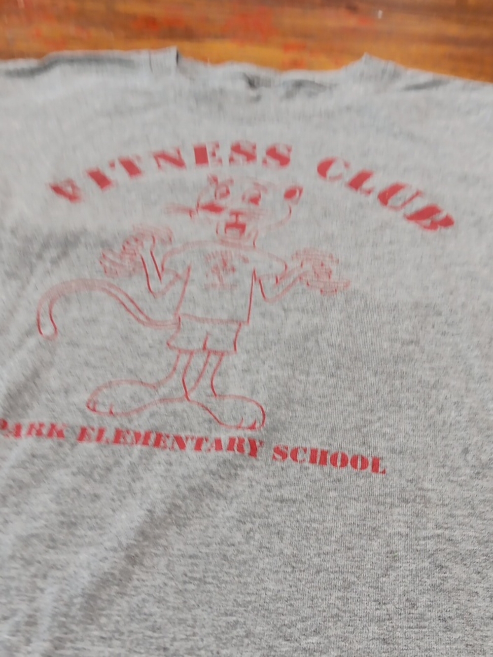 Gray Kids 'Fitness Club' School Graphic T-Shirt